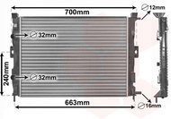 VAN WEZEL radiator, engine cooling 43002306 - Car cooler
