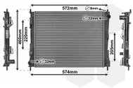 VAN WEZEL radiator, engine cooling 43002374 - Car cooler