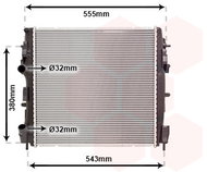 VAN WEZEL radiator, engine cooling 43002399 - Car cooler