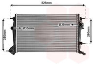 VAN WEZEL radiator, engine cooling 43002414 - Car cooler
