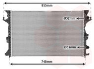 VAN WEZEL radiator, engine cooling 43002421 - Car cooler