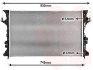 VAN WEZEL radiator, engine cooling 43002438 - Car cooler