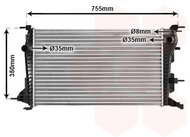 VAN WEZEL radiator, engine cooling 43002460 - Car cooler