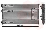 VAN WEZEL radiator, engine cooling 49002023 - Car cooler