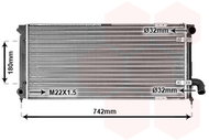 VAN WEZEL radiator, engine cooling 49002028 - Car cooler