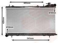VAN WEZEL radiator, engine cooling 51002045 - Car cooler