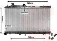 VAN WEZEL radiator, engine cooling 51002065 - Car cooler
