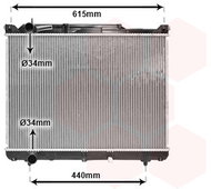 VAN WEZEL radiator, engine cooling 52002099 - Car cooler