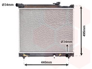 VAN WEZEL radiator, engine cooling 52002106 - Car cooler