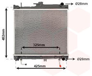 VAN WEZEL radiator, engine cooling 52002109 - Car cooler