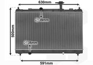 VAN WEZEL radiator, engine cooling 52012702 - Car cooler