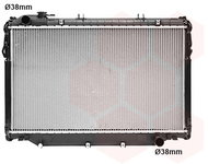 VAN WEZEL radiator, engine cooling 53002223 - Car cooler