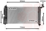 VAN WEZEL radiator, engine cooling 53002289 - Car cooler