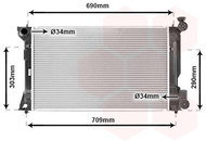 VAN WEZEL radiator, engine cooling 53002332 - Car cooler
