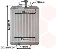 VAN WEZEL radiator, engine cooling 53002363 - Car cooler