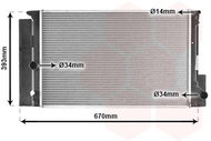 VAN WEZEL radiator, engine cooling 53002397 - Car cooler