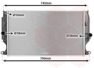 VAN WEZEL radiator, engine cooling 53002402 - Car cooler