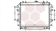 VAN WEZEL radiator, engine cooling 53002430 - Car cooler