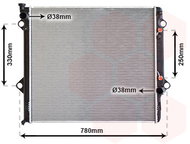 VAN WEZEL radiator, engine cooling 53002478 - Car cooler