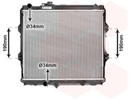 VAN WEZEL radiator, engine cooling 53002492 - Car cooler