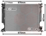 VAN WEZEL radiator, engine cooling 53002717 - Car cooler