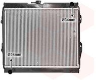 VAN WEZEL radiator, engine cooling 58002090 - Car cooler