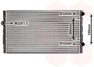 VAN WEZEL radiator, engine cooling 58002104 - Car cooler