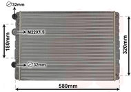 VAN WEZEL radiator, engine cooling 58002130 - Car cooler