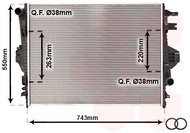 VAN WEZEL radiator, engine cooling 58002316 - Car cooler