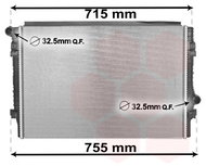 VAN WEZEL radiator, engine cooling 58002336 - Car cooler