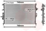 VAN WEZEL radiator, engine cooling 59002187 - Car cooler