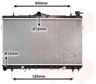 VAN WEZEL radiator, engine cooling 82002044 - Car cooler