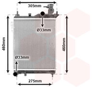 VAN WEZEL radiator, engine cooling 82002099 - Car cooler