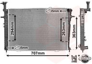 VAN WEZEL radiator, engine cooling 82002210 - Car cooler