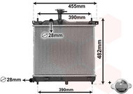 VAN WEZEL radiator, engine cooling 82002291 - Car cooler