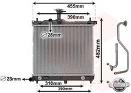 VAN WEZEL radiator, engine cooling 82002292 - Car cooler