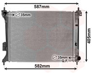 VAN WEZEL radiator, engine cooling 82002302 - Car cooler