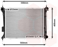 VAN WEZEL radiator, engine cooling 82002309 - Car cooler