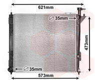 VAN WEZEL radiator, engine cooling 82002346 - Car cooler