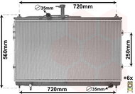 VAN WEZEL radiator, engine cooling 82002392 - Car cooler