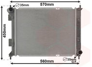 VAN WEZEL radiator, engine cooling 82012711 - Car cooler