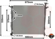 VAN WEZEL radiator, engine cooling 82012714 - Car cooler