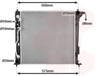 VAN WEZEL radiator, engine cooling 82012731 - Car cooler