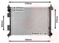 VAN WEZEL radiator, engine cooling 82012737 - Car cooler