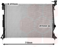 VAN WEZEL radiator, engine cooling 82012740 - Car cooler