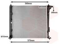 VAN WEZEL radiator, engine cooling 82012742 - Car cooler