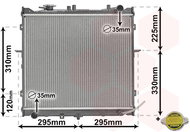 VAN WEZEL radiator, engine cooling 83002022 - Car cooler