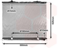 VAN WEZEL radiator, engine cooling 83002056 - Car cooler