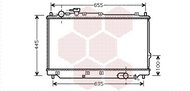VAN WEZEL radiator, engine cooling 83002059 - Car cooler