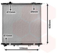 VAN WEZEL radiator, engine cooling 83002175 - Car cooler